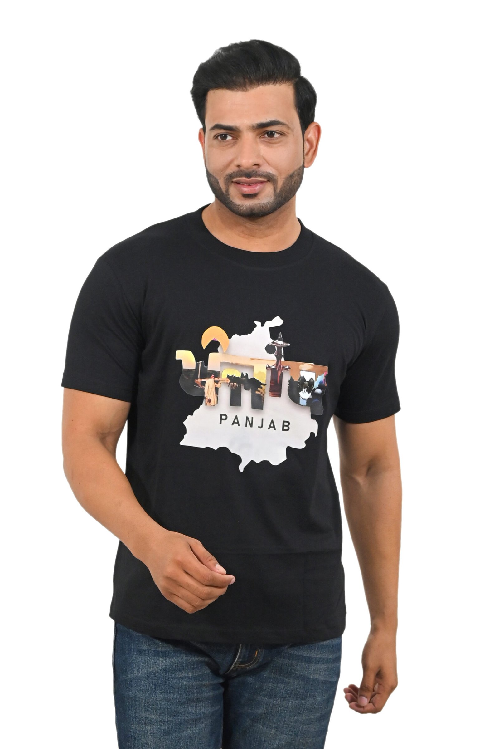 Panjab Black T Shirt - Image 5