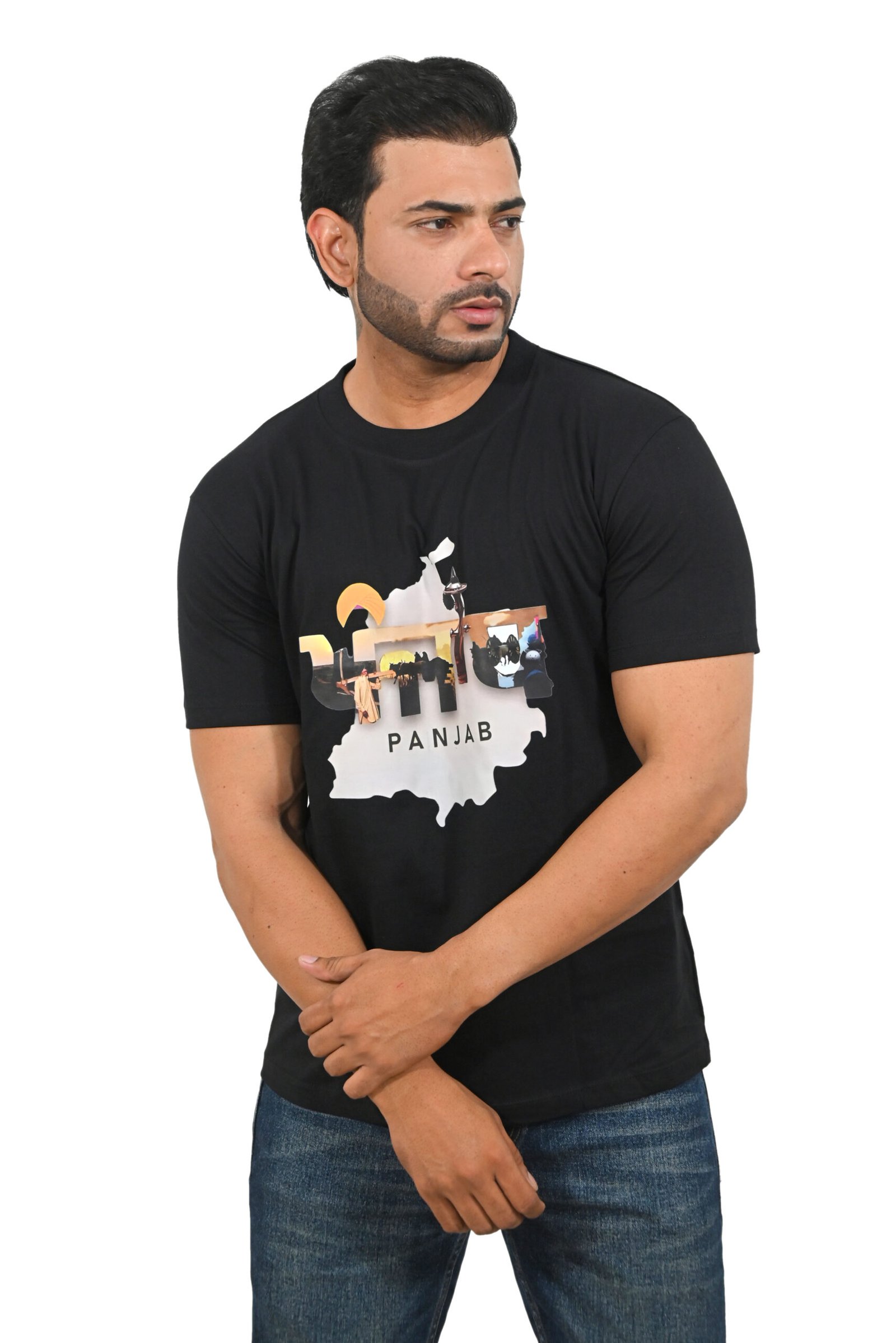 Panjab Black T Shirt - Image 4