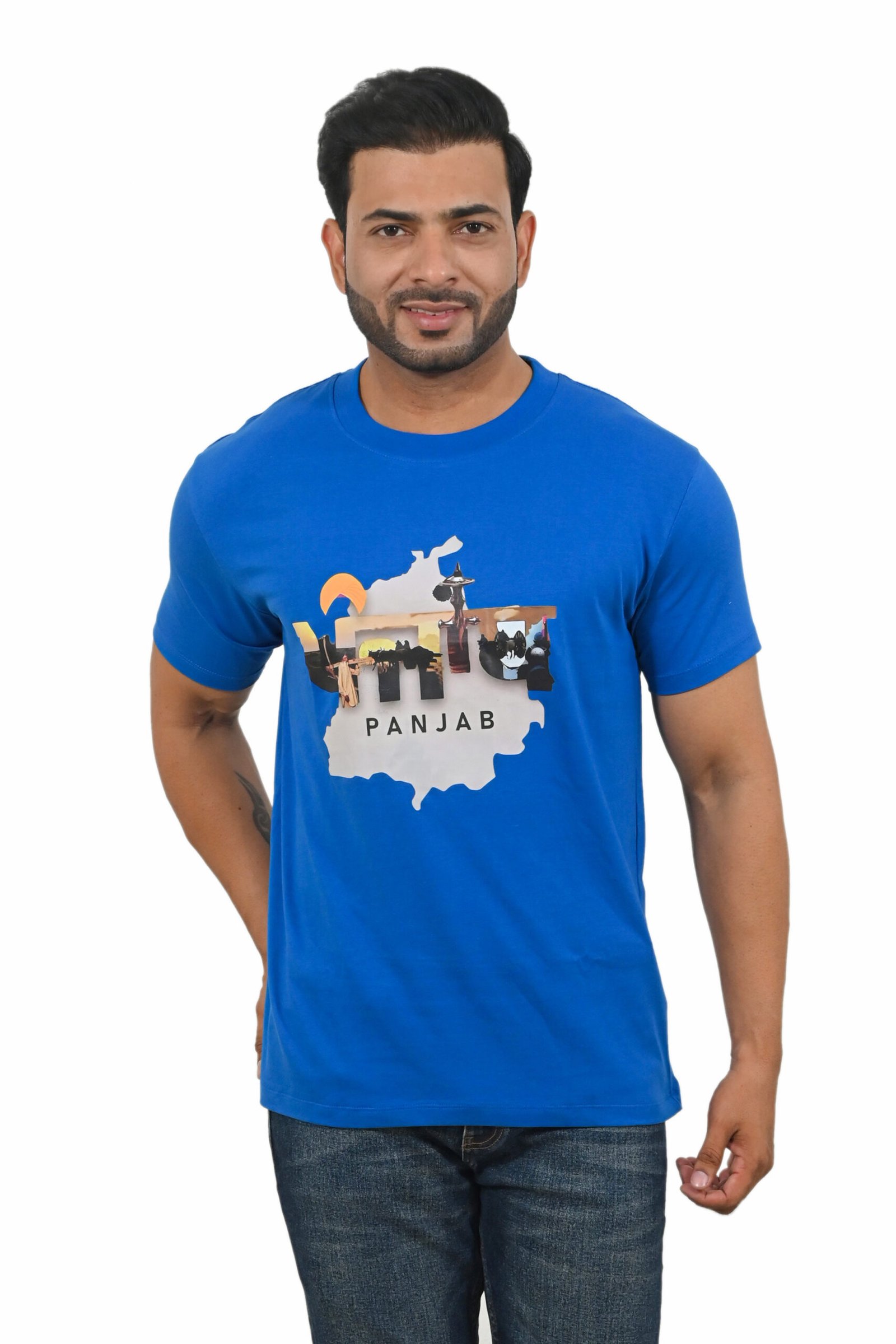 Panjab Royal Blue T Shirt