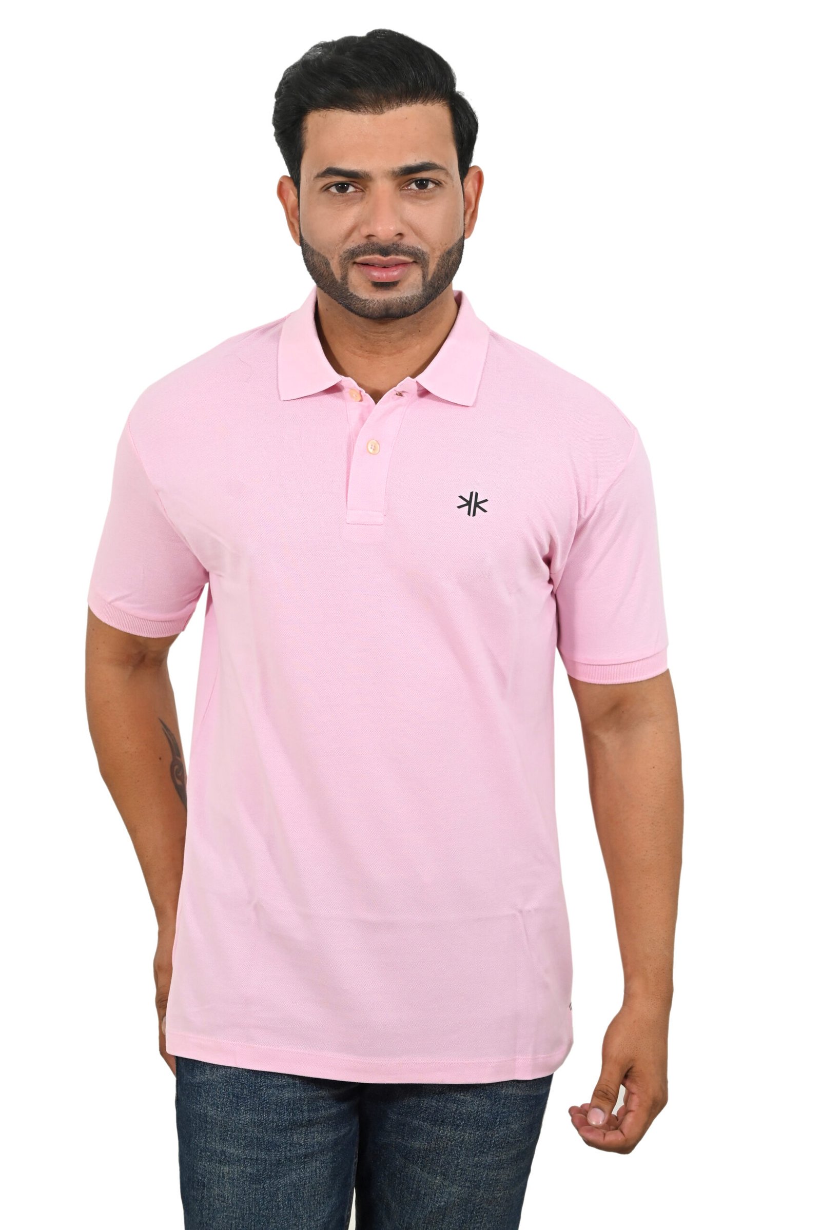 Men's Pink Polo T-Shirt