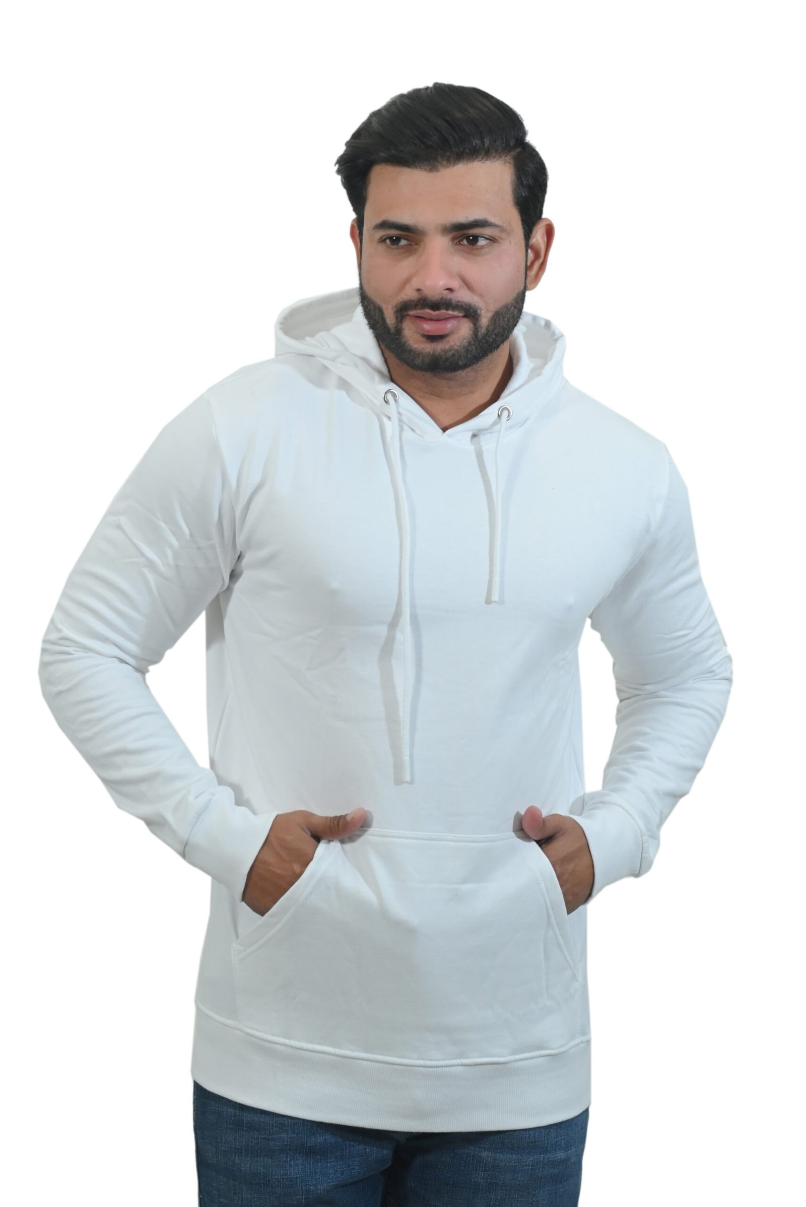 Mens Hoodie White