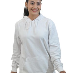 Womens Oversized Hoodie White